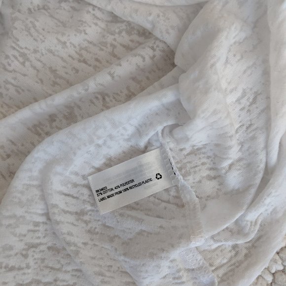 GAP sheer white tee (size S) - Picture 6 of 7